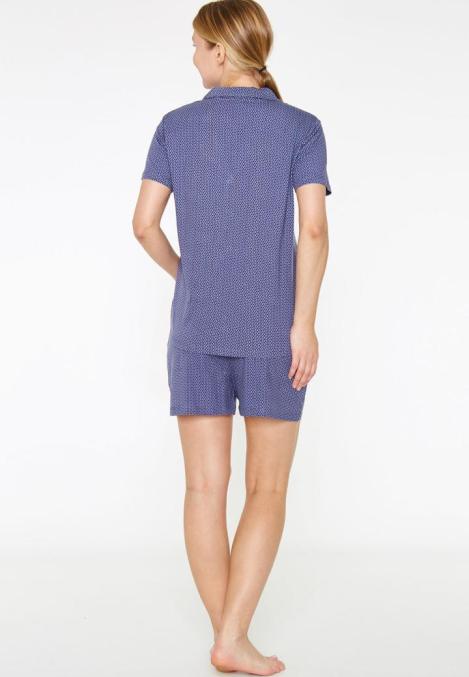 Pijama Dama Bumbac, Camasa și Short scurt Engros